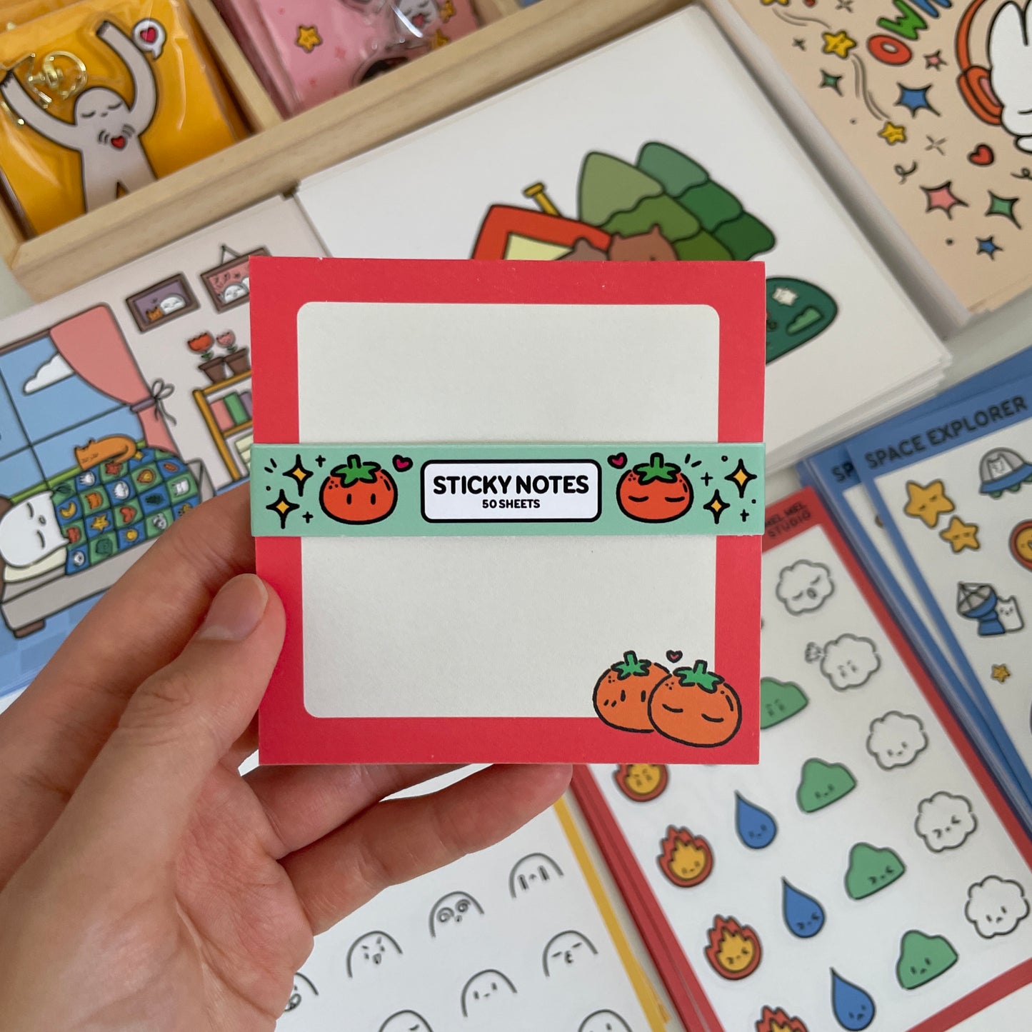 Tomato Sticky Notes š