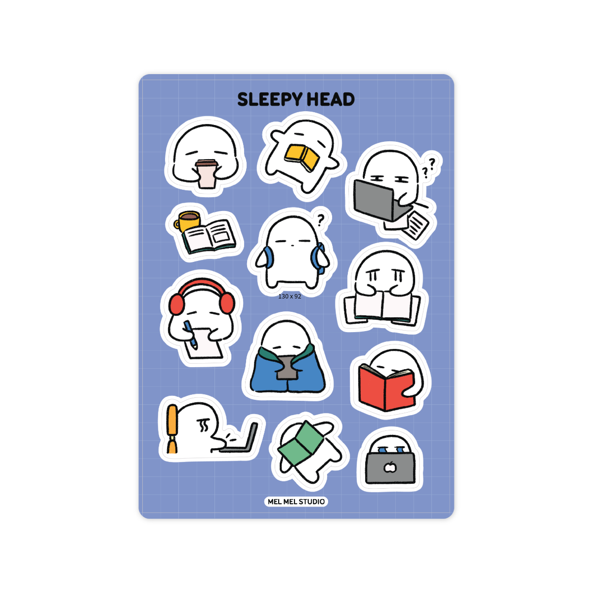Sleepy Heads Sticker Sheet