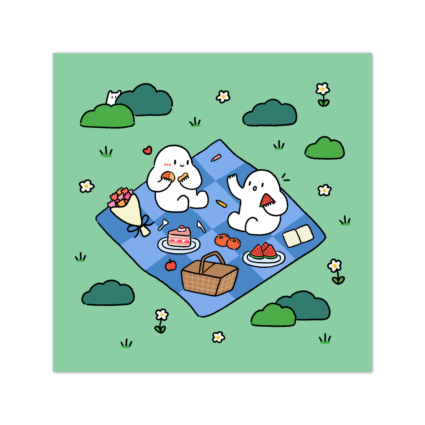 'Cosy Picnic Day' Print