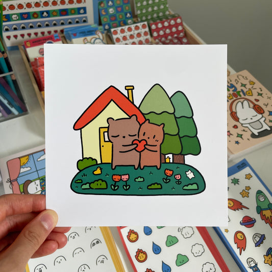Together We Build a Home Print