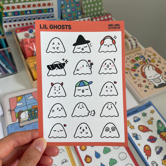 Lil Ghosts Sticker Sheet