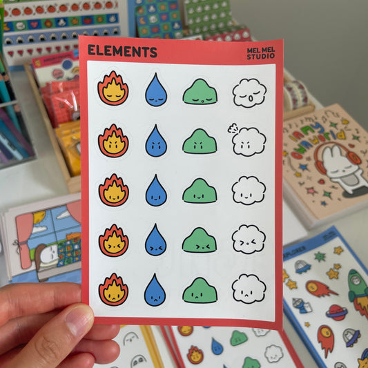 Elements Sticker Sheet