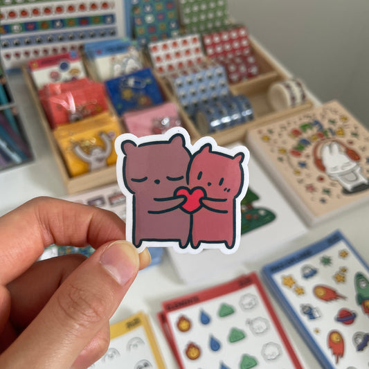Two Bears Sticker