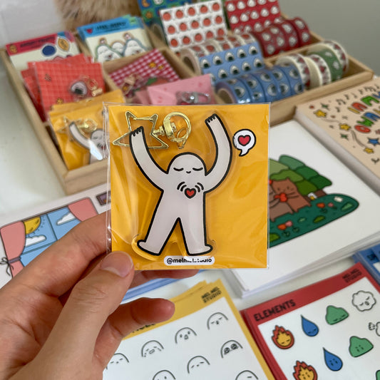 Sending Love Keychain