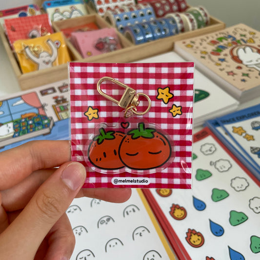 Tomato Buddies Keychain