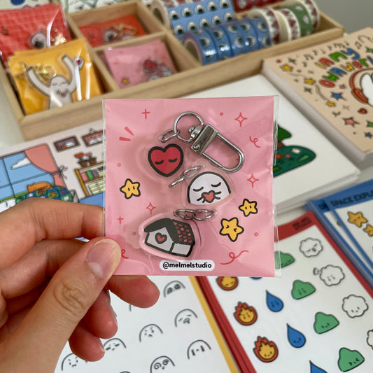 A Loving Home Charm Keychain