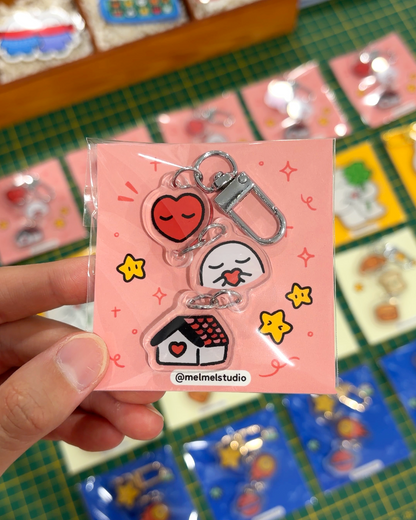 Baked Goods Charm Keychain
