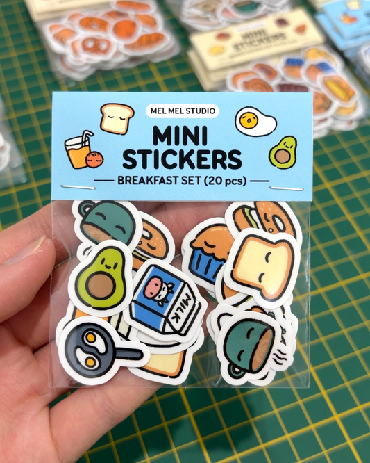 Breakfast Mini Sticker Set (20 pcs)