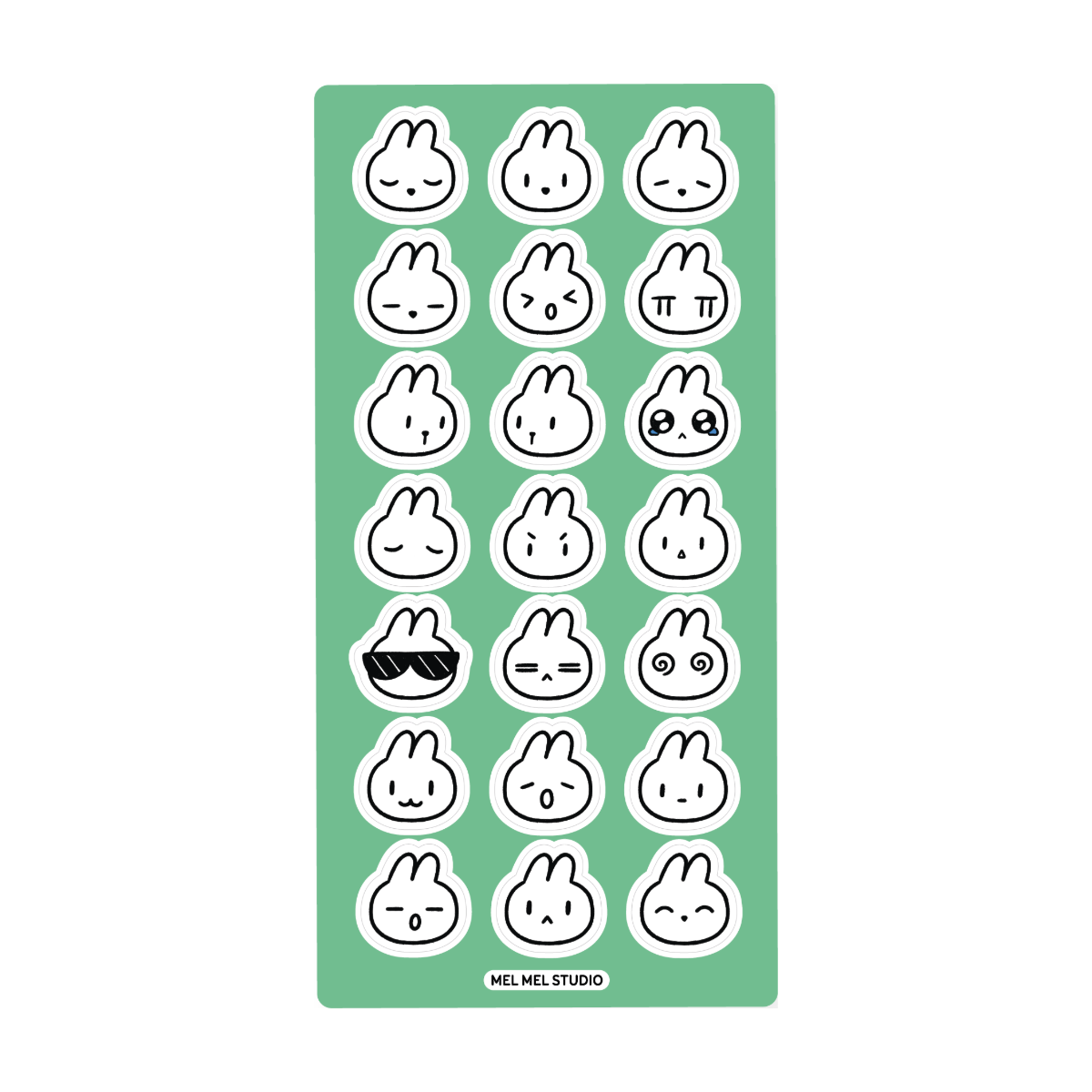 Bunnies Sticker Sheet
