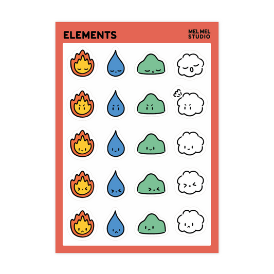 Elements Sticker Sheet