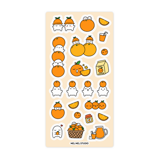 Oranges Sticker Sheet