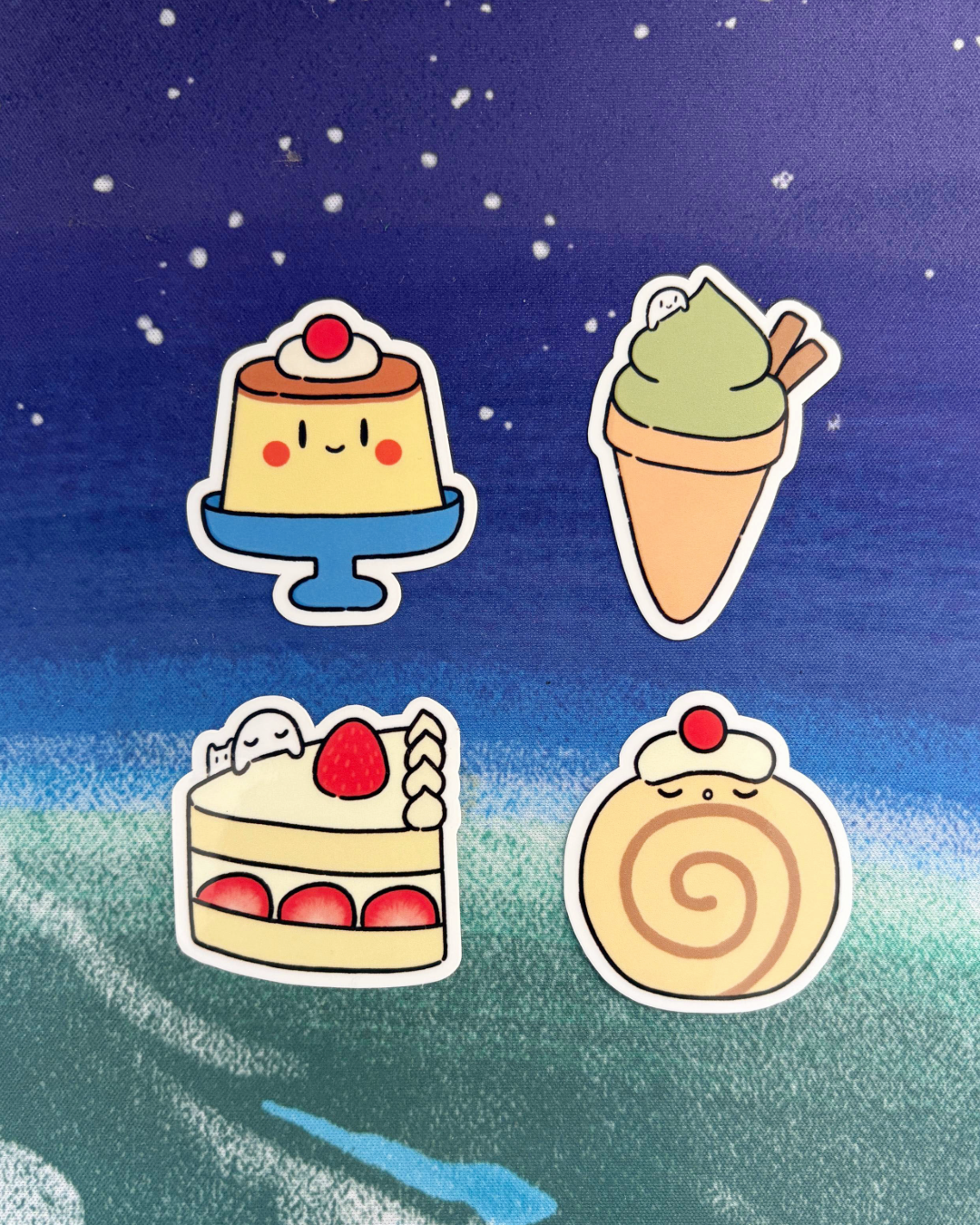 Sweet Treats Sticker Set (4 pcs)