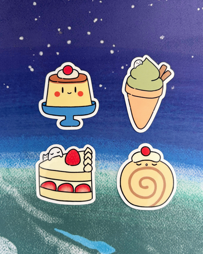 Sweet Treats Sticker Set (4 pcs)