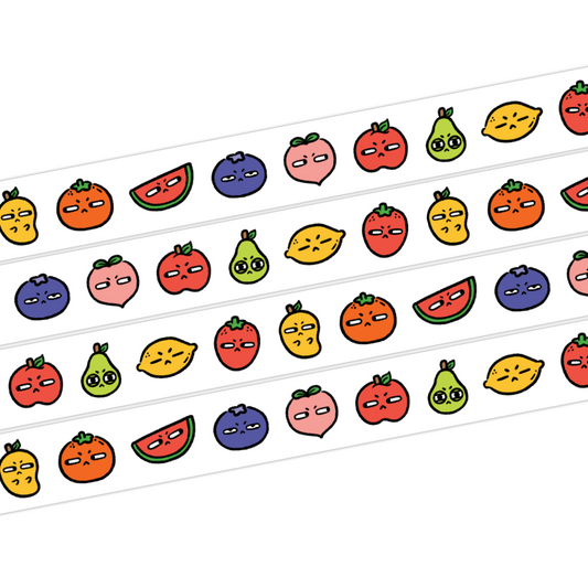 Angry Fruit Washi Tape