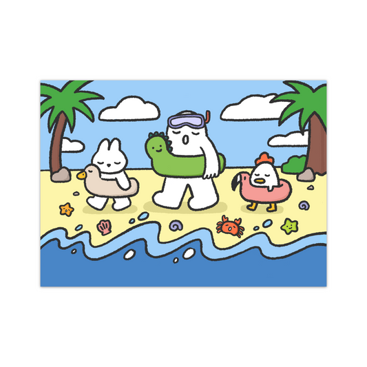 'Beach Time' Print