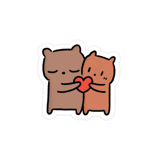 Two Bears Sticker