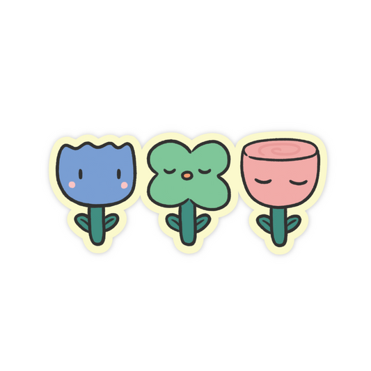Flower Trio Sticker