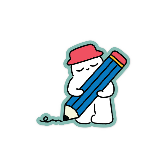 Pencil Guy Sticker